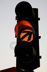 琥珀交通灯背景图片