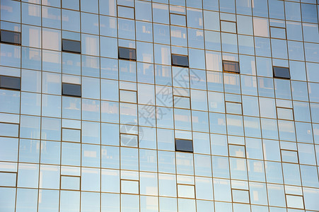 办公区块正方形直线金融商业办公室城市反射建筑网格公司背景图片