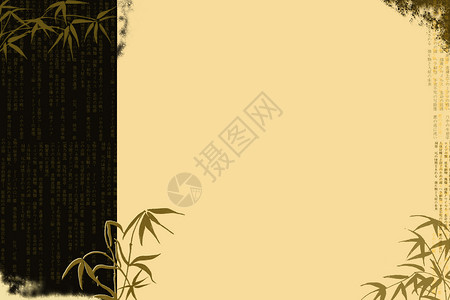 亚洲背景绘画股票剪贴画库存艺术品黄色图纸图标插图橙子竹子背景图片