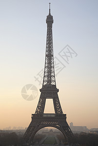 埃菲尔铁塔 巴黎铁塔建筑旅游建筑学地标纪念碑旅行背景图片