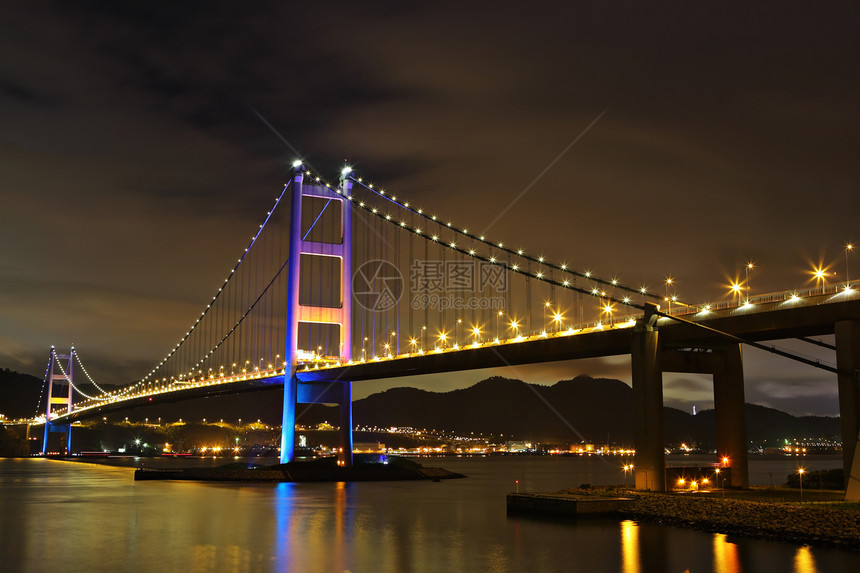 清马桥夜景图片