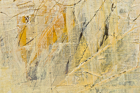 抽象背景帆布木板材料黄色作品墙纸插图绘画纤维粮食背景图片