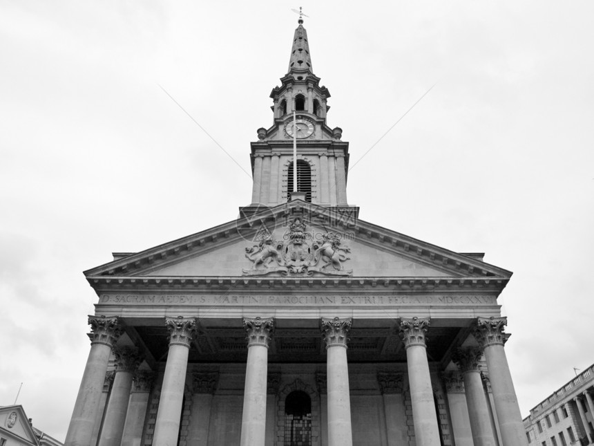 伦敦圣马丁教堂宗教教会建筑学信仰主场正方形大教堂英语王国图片