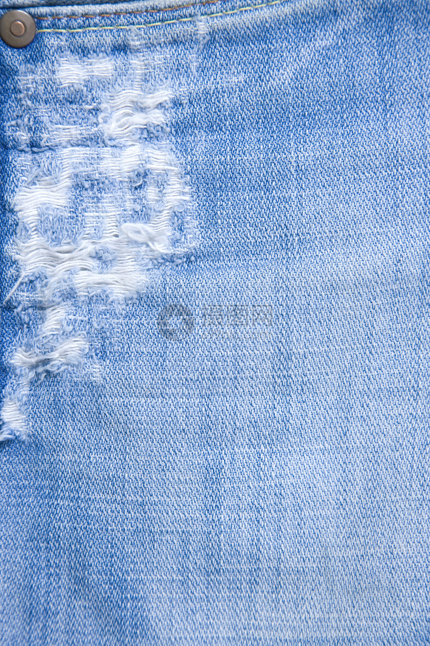 细细的蓝色深色宽度织物帆布接缝牛仔裤棉布纤维宏观国家纺织品服装图片