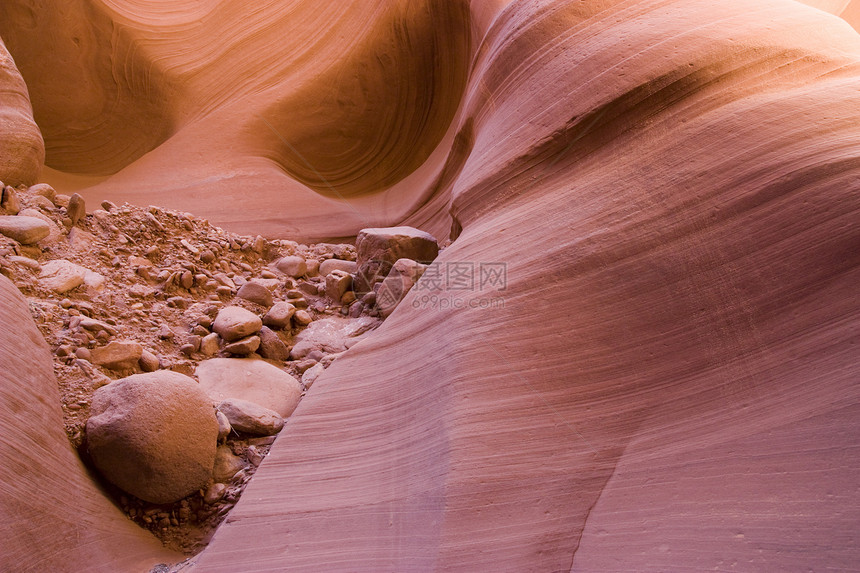 亚利桑那州的蚂蚁峡谷干旱侵蚀砂岩洞穴橙子红色沙漠狭缝编队大厅图片