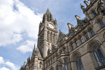 曼彻斯特市政厅高清图片