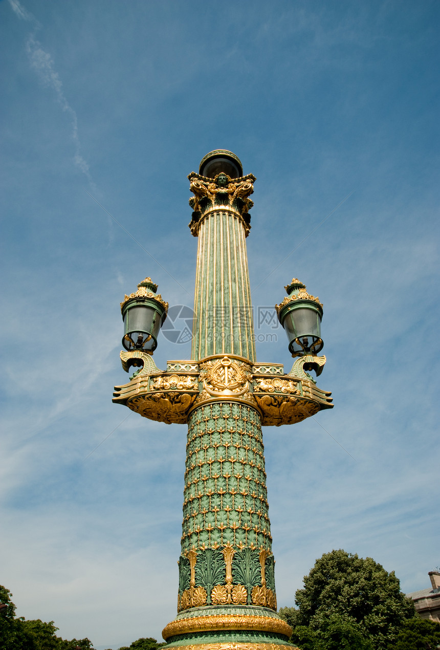 巴黎灯路灯金属城市风景游客历史性灯笼建筑学雕塑街道图片