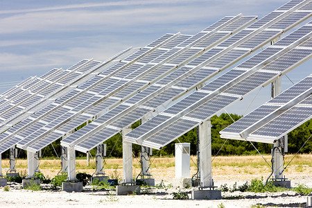 卡斯蒂利亚和莱昂面板太阳能电池高清图片