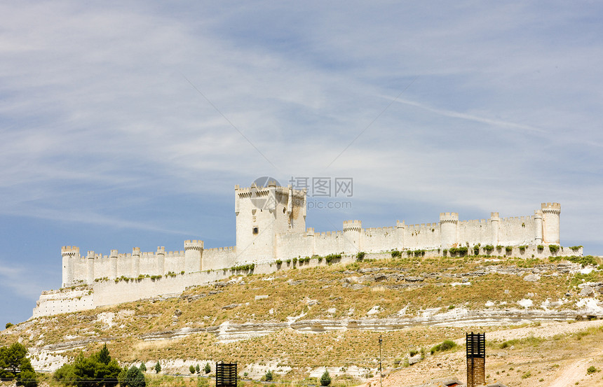 西班牙卡斯蒂利亚和莱昂巴利亚多利德省佩纳菲埃尔城堡图片