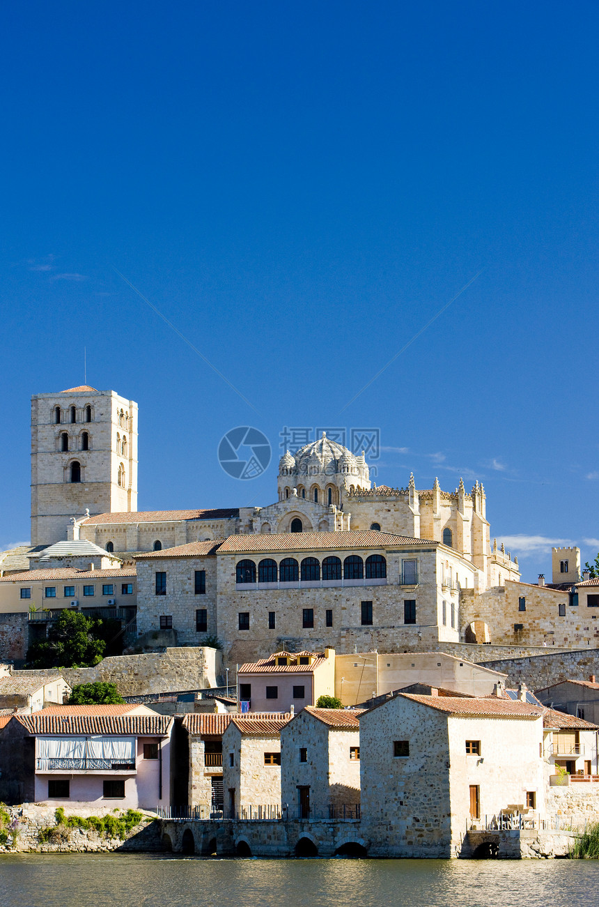 西班牙萨莫拉 卡斯蒂利亚和西班牙里昂河流教堂旅行大教堂建筑物景点建筑学宗教世界历史性图片