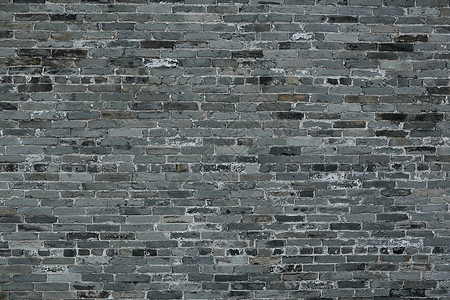 中国蓝砖墙背景图片