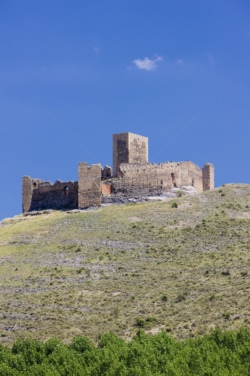 西班牙城堡废墟世界堡垒要塞历史旅行历史性建筑物纪念碑位置地标图片