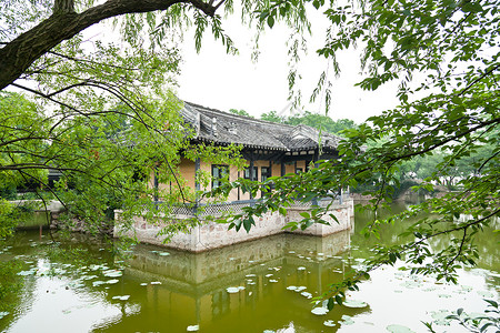 日向原中国武西市日湖公园植物插图绿色文化建筑学房子建筑宗教寺庙公园背景