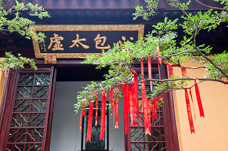 中国苏州汉尚西寺宝塔寺庙雕刻雕塑精神建筑物佛教徒宗教背景图片