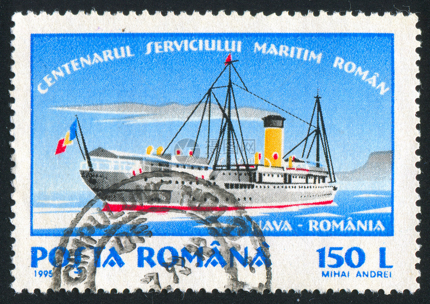 蒸汽船汽船运输古董邮资明信片集邮渡船历史性海洋衬垫图片