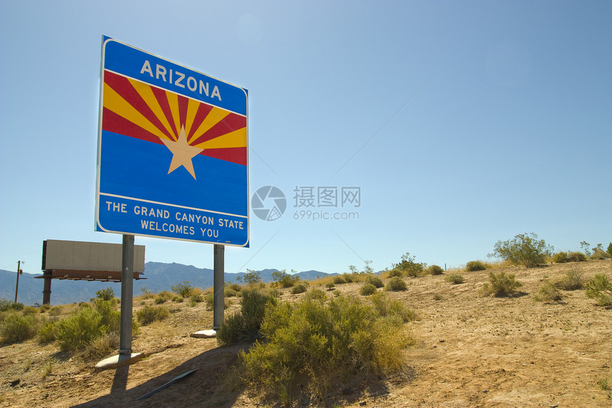 亚利桑那州旅行农村旗帜国家沙漠风俗图片