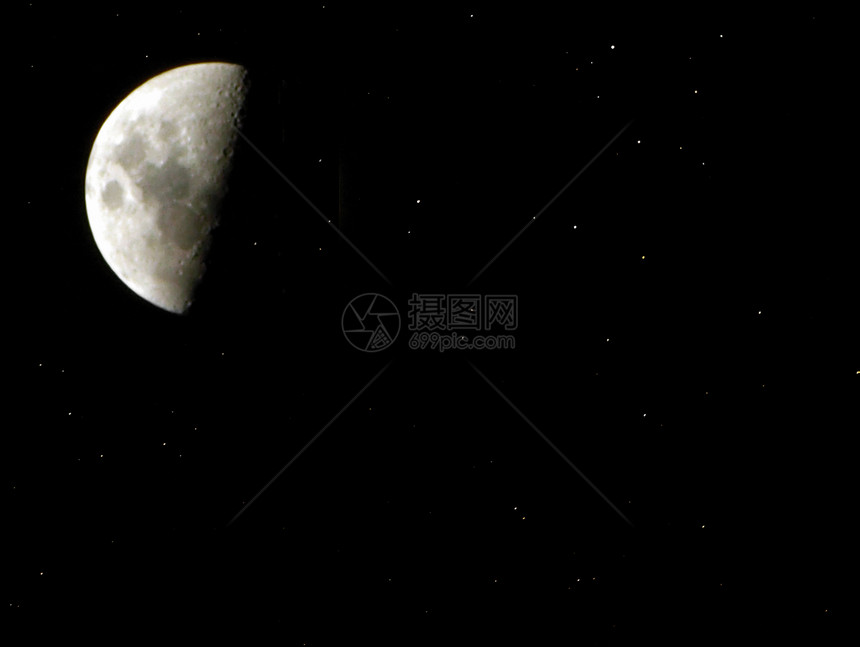 月亮天空卫星星星数字新月空白天文行星天文学图片