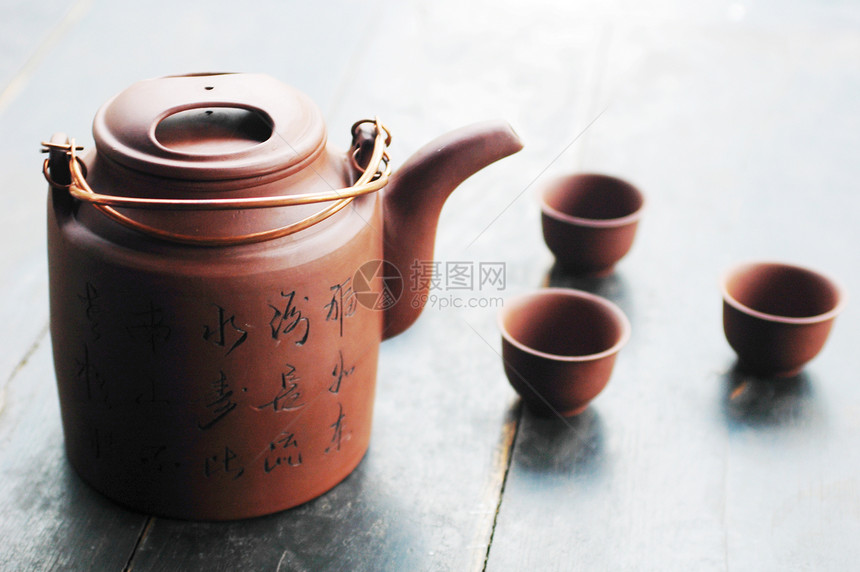 茶套茶草本植物桌子奢华飞碟杯子文化陶瓷早餐餐具制品图片