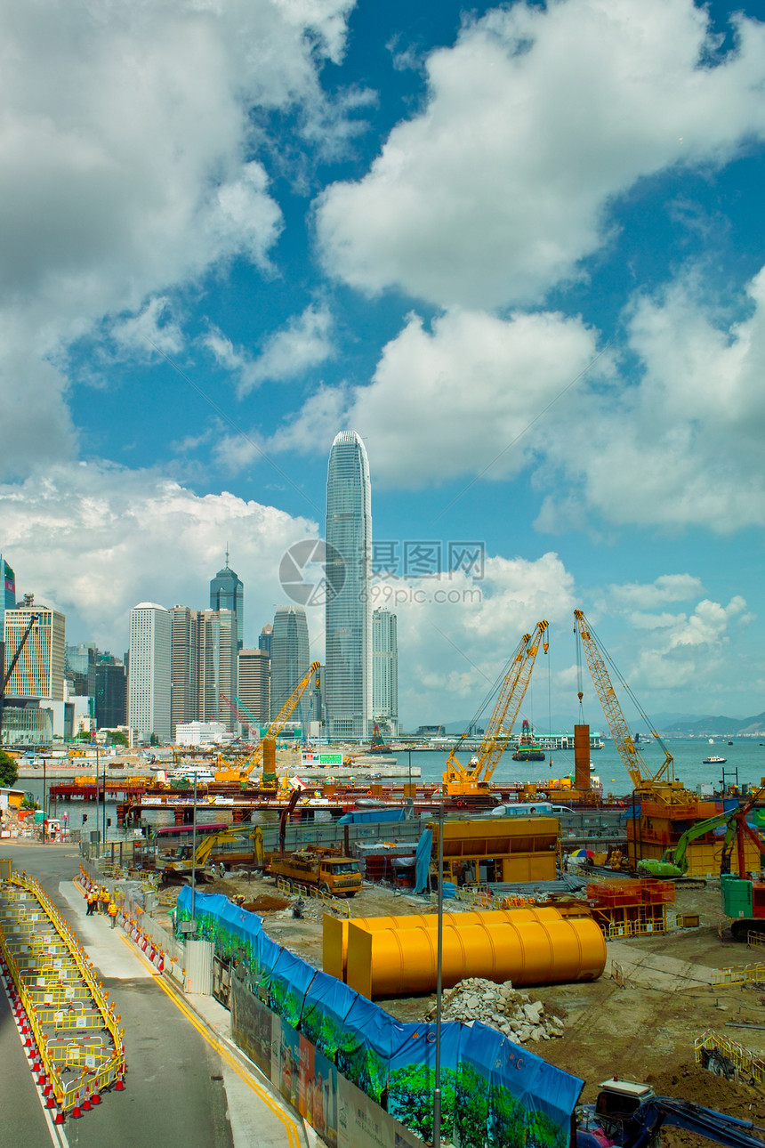 香港商业地点城市旅游工作地标天空建筑物图片