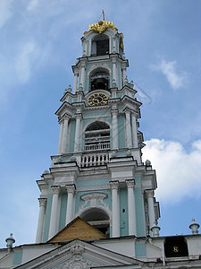 一个钟楼寺庙钟楼教会圆顶结构历史信仰建筑小教堂建筑学背景