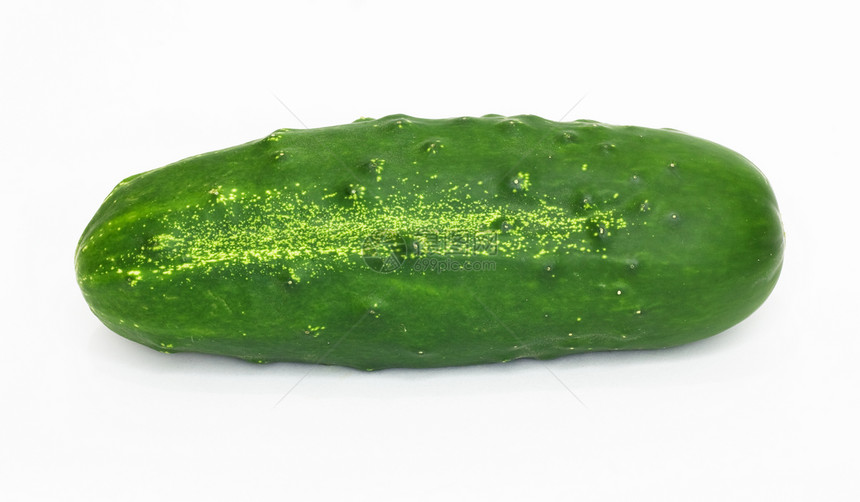 黄瓜在白色背景中被孤立饮食小吃植物食物绿色蔬菜收获收成营养厨房图片