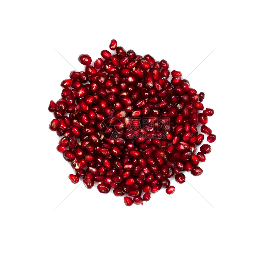 红色多汁 成熟的石榴树frui果汁种子粮食水果石榴美食花岗岩红宝石宏观石榴石图片