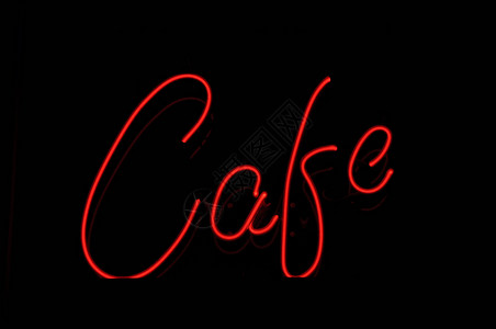 黑背景红咖啡厅签名背景图片