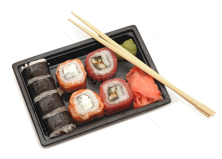 寿司海藻海鲜饮食午餐鳗鱼沙拉胡椒情调餐厅食物图片