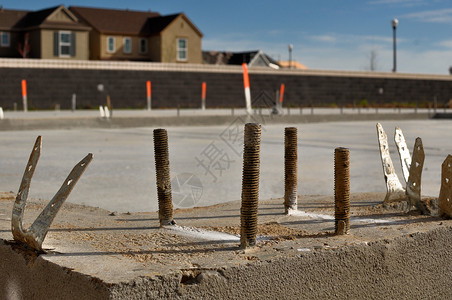 新家园基金会生长建筑学工作工作场所工业螺栓积木房子材料农村背景图片