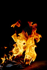 概念 抽象 火焰烧伤墙纸黑色荒野危险背景图片