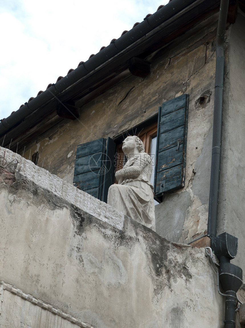 威尼斯建筑物假期缆车建筑学雕刻教会房屋窗户入口圆顶图片