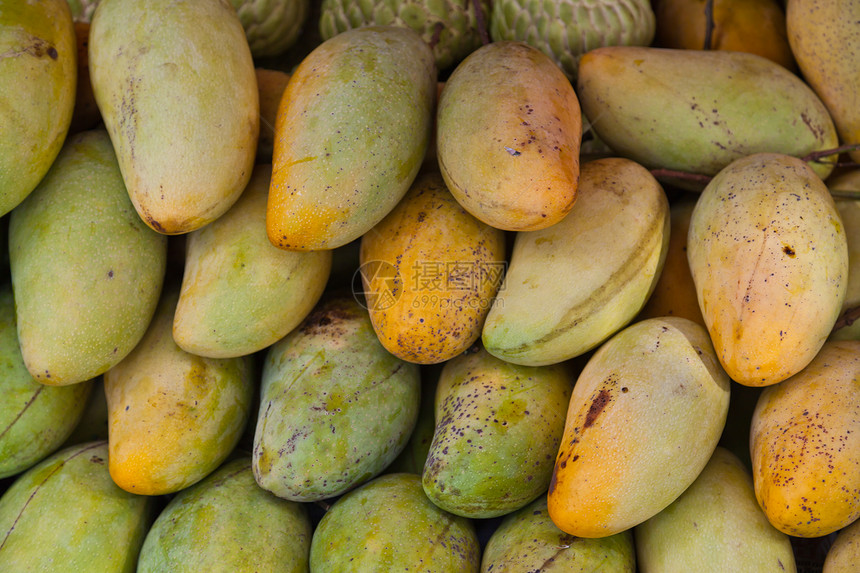 水果 芒果情调销售饮食甜点市场热带摊位农场纤维素农业图片