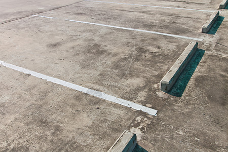 空空停车场鹅卵石石头路面线条灰色城市白色街道背景图片