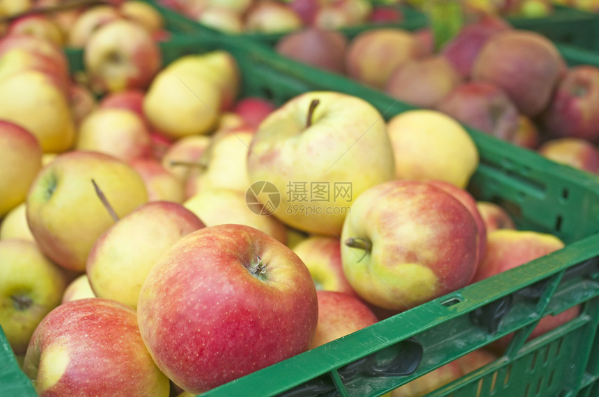 苹果收成纤维饮食食物熟食小吃红色图片