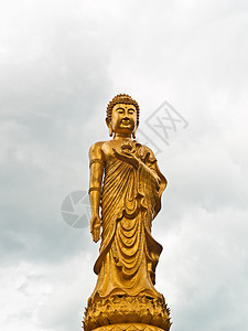 佛精神神性沉思雕塑纪念碑上帝眼睛佛教徒文化雕像高清图片