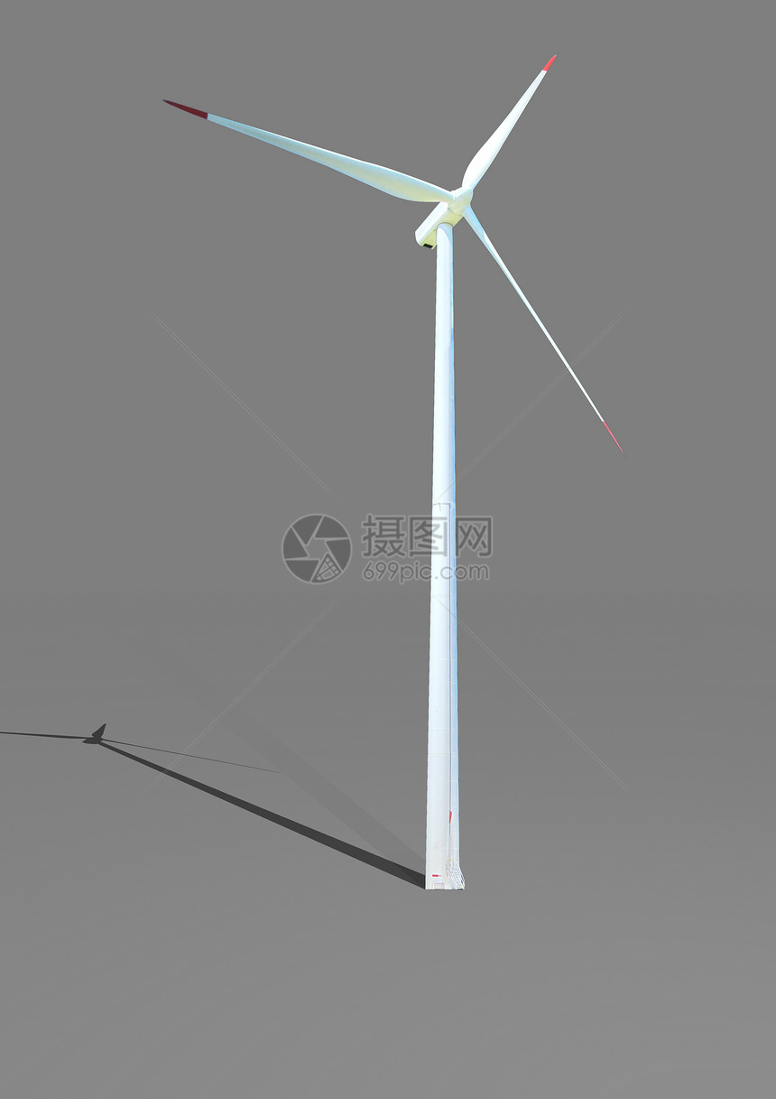 灰色底风力涡轮机图片