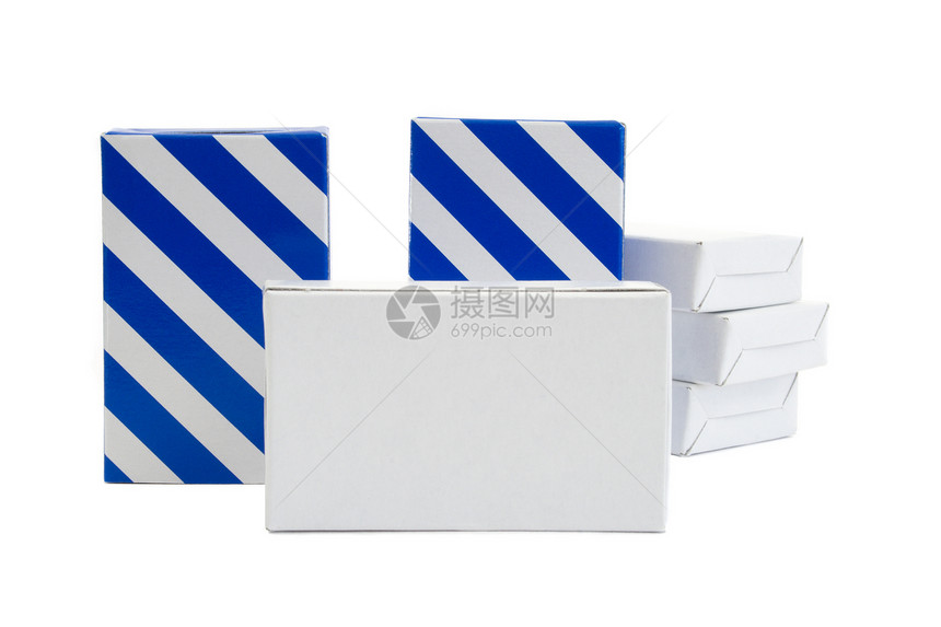 墨盒纸盒纸板贮存白色房间礼物商品运输货运条纹图片