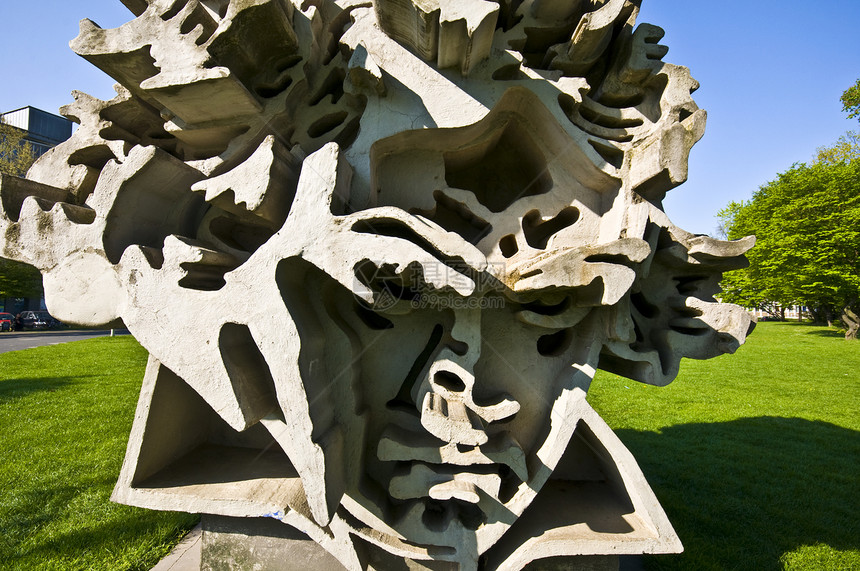 贝多芬作曲家音乐石头艺术建筑水泥雕塑音乐家建筑学雕像图片