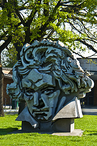 贝多芬作曲家音乐家艺术石头雕塑建筑雕像纪念碑建筑学水泥背景图片