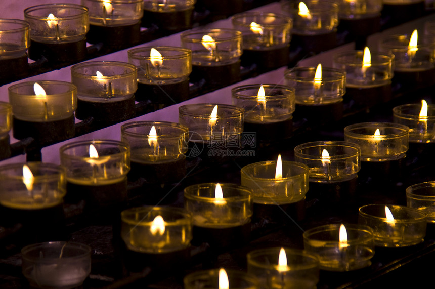 蜡烛宗教精神烛光祷告火焰教会图片