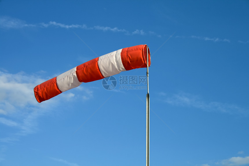 空军天空旗帜空气溪流交通蓝色警告飞行控制袖子图片