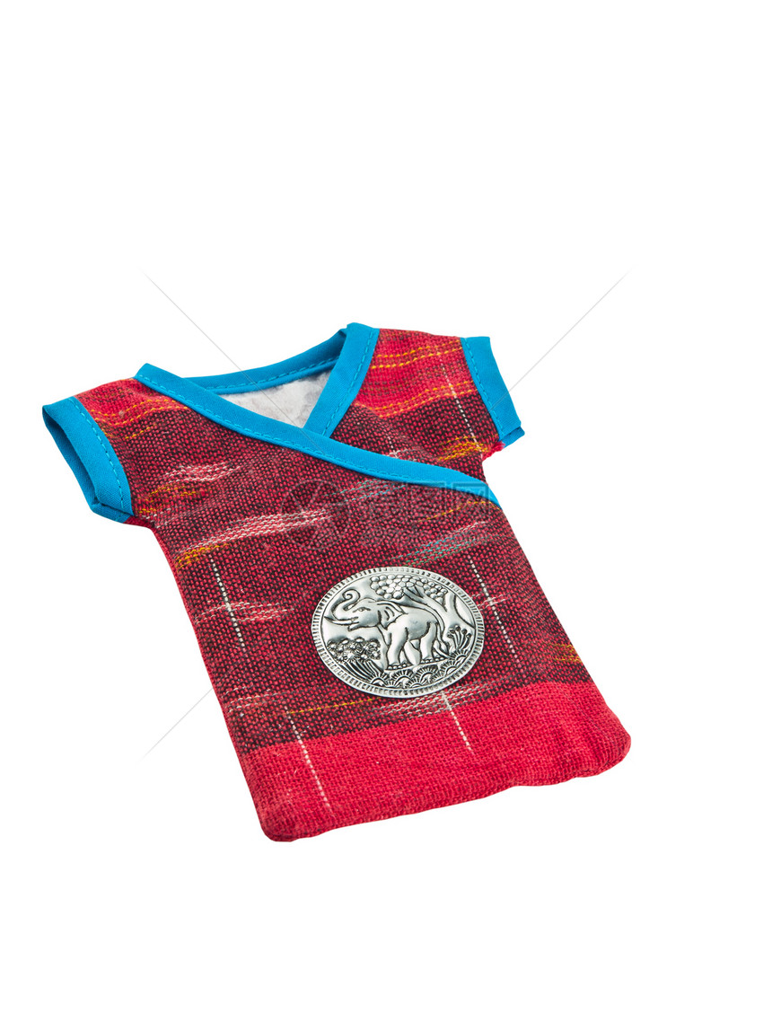 红色T恤衫身体身份青少年衣服运动棉布空白印刷真实感零售图片