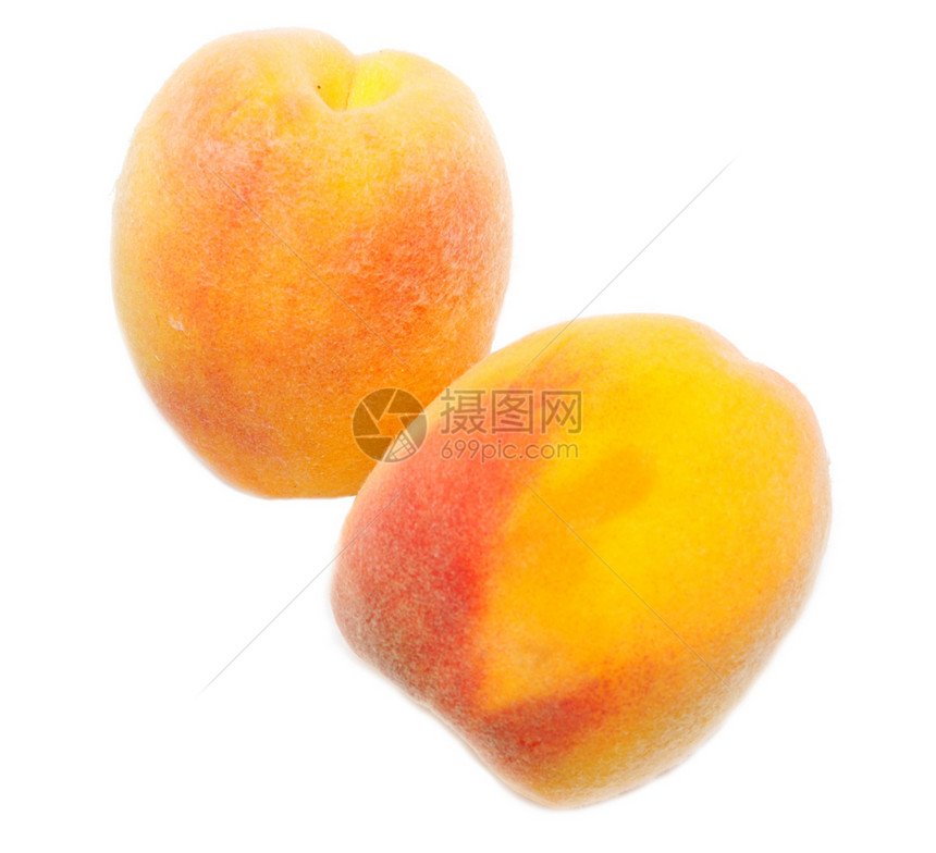 桃食物白色美食黄色热带水果橙子红色图片