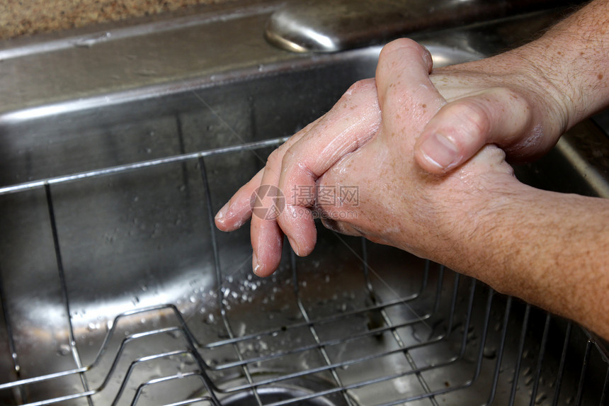 清扫手人手水平肥皂卫生家庭生活打扫洁净厨房图片