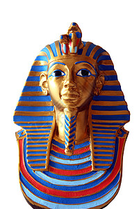 图坦卡蒙黄金面具考古学金字塔高清图片