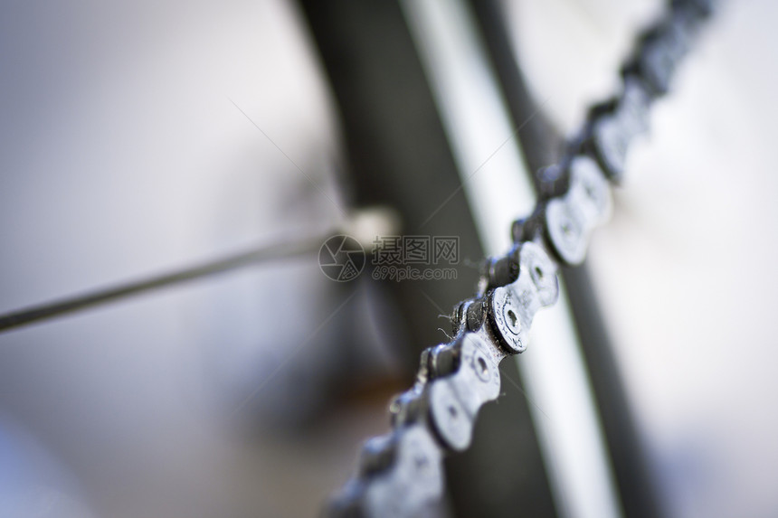 连链链水平白色插图墙纸摄影灰色齿轮金属机器自行车图片