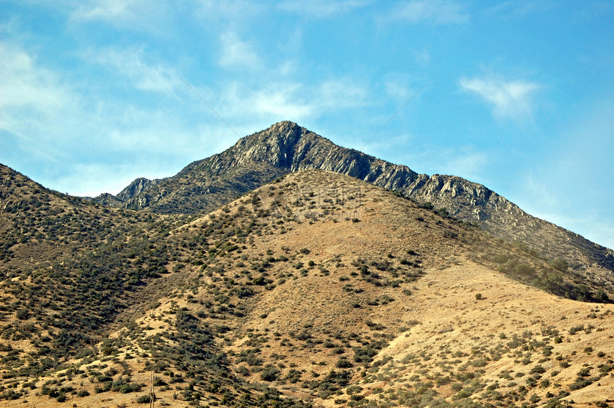 新墨西哥山沙漠天空丘陵爬坡道树木叶子纳米图片