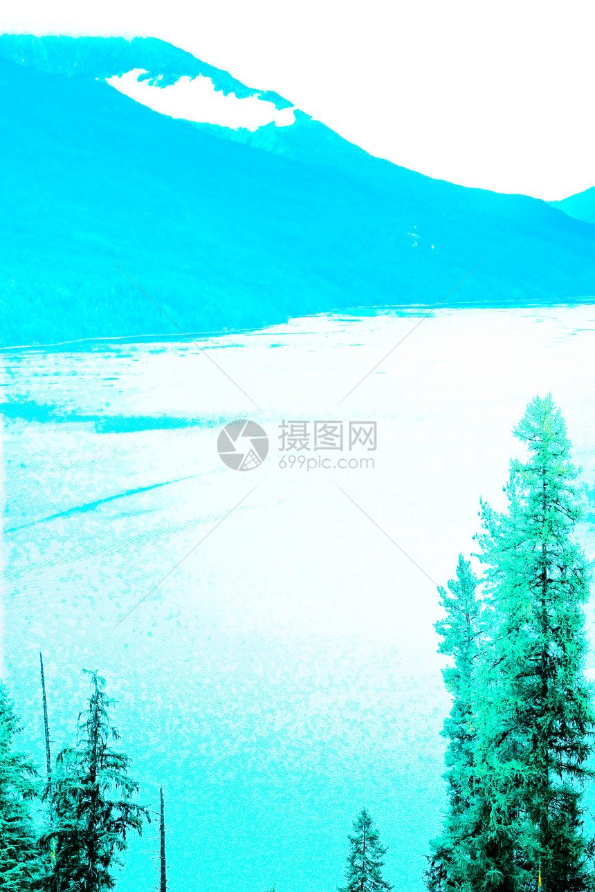 A 山区和湖泊及山丘风景10图片