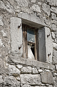 窗户木头石头房子建筑图片