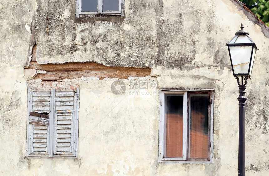 被遗弃的房屋乡村村庄建筑灯笼建筑学窗户衰变房子废墟历史图片